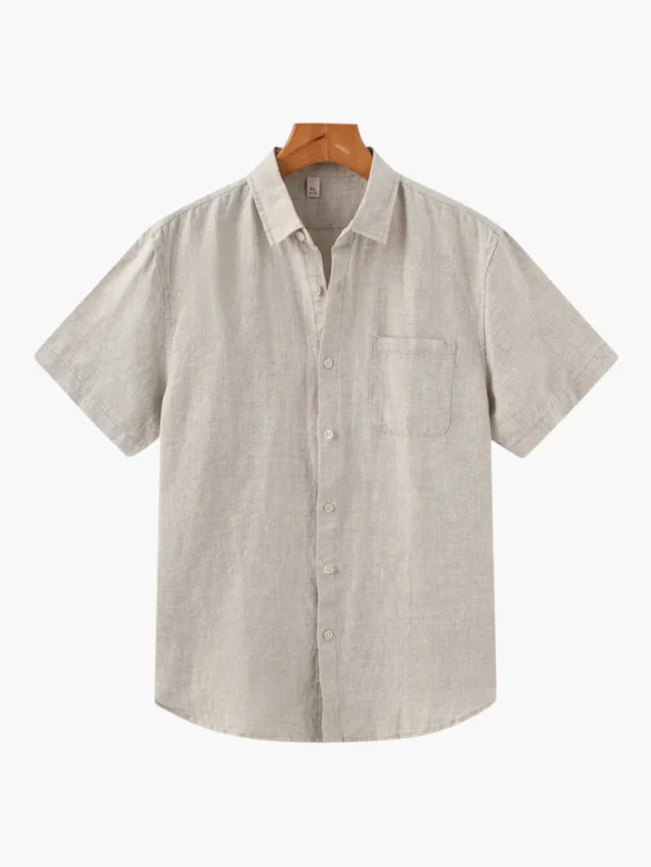 Chemise en lin - manches courtes - XS